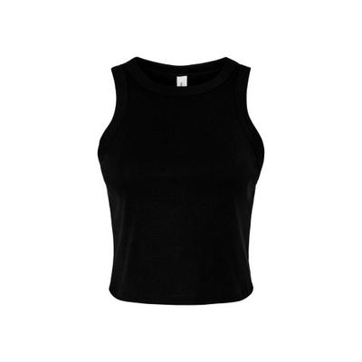 Womens/Ladies Micro-Rib Racer Tank Top
