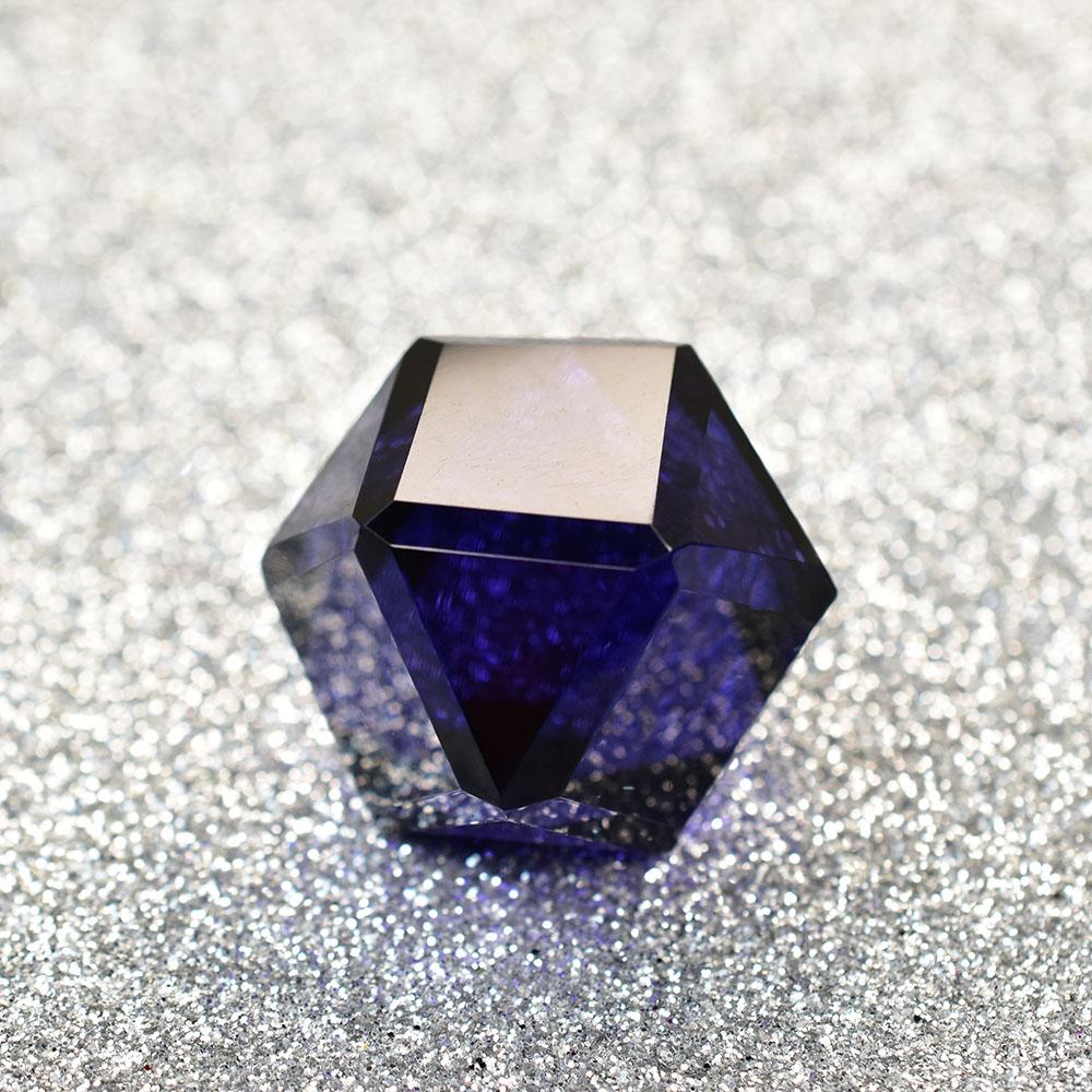 Natural Purple Amethyst Loose Gemstone 113 ct Fancy Cube Cut for Her for Jewelry Making and Crafts