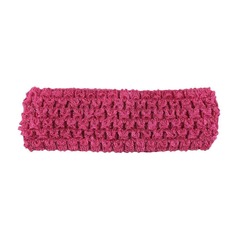 Silk Knitted Elastic Headband 1.5Inch Crochet Headband Crochet Headband 39 Colors Optional
