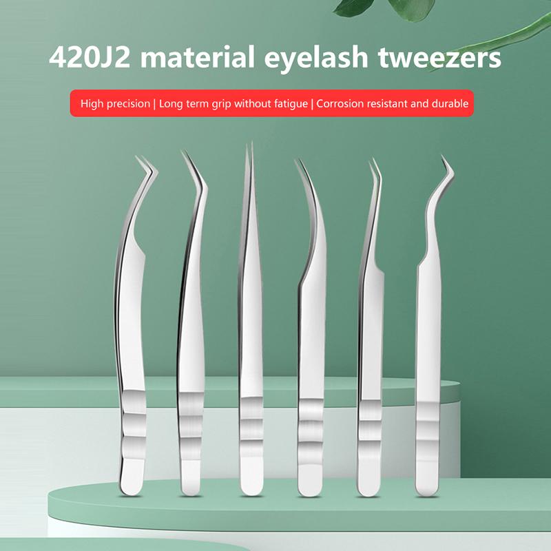 High Precision Eyelash Tweezers Beauty Eyelash Professional Grafting Eyelash High-Precision Flowering Tweezers