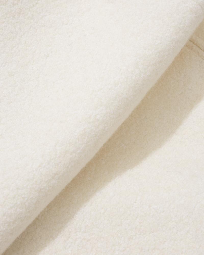 Moaa Boucle Wool Coat (Cream)