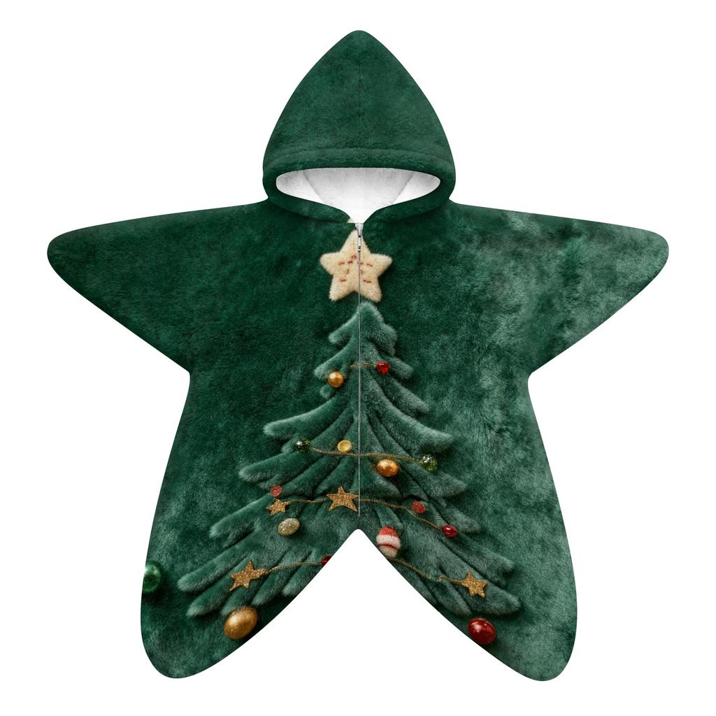 Baby Flanell Puckdecke mit Weihnachtsdruck - - Aufwach-Schlafsack für Neugeborene, Outdoor-Reiseumhang