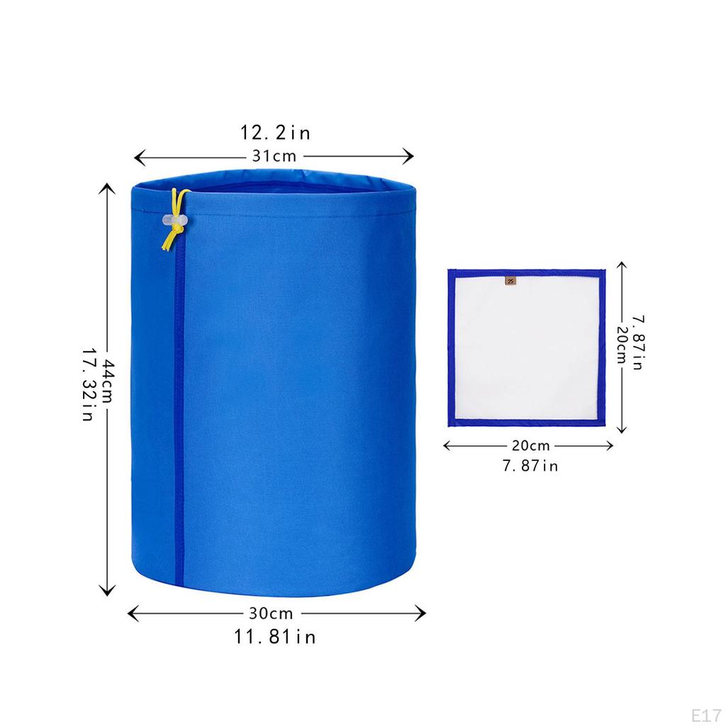 5 Gallon Nylon Strainer Bag for Kitchen Use with Pressing Screen