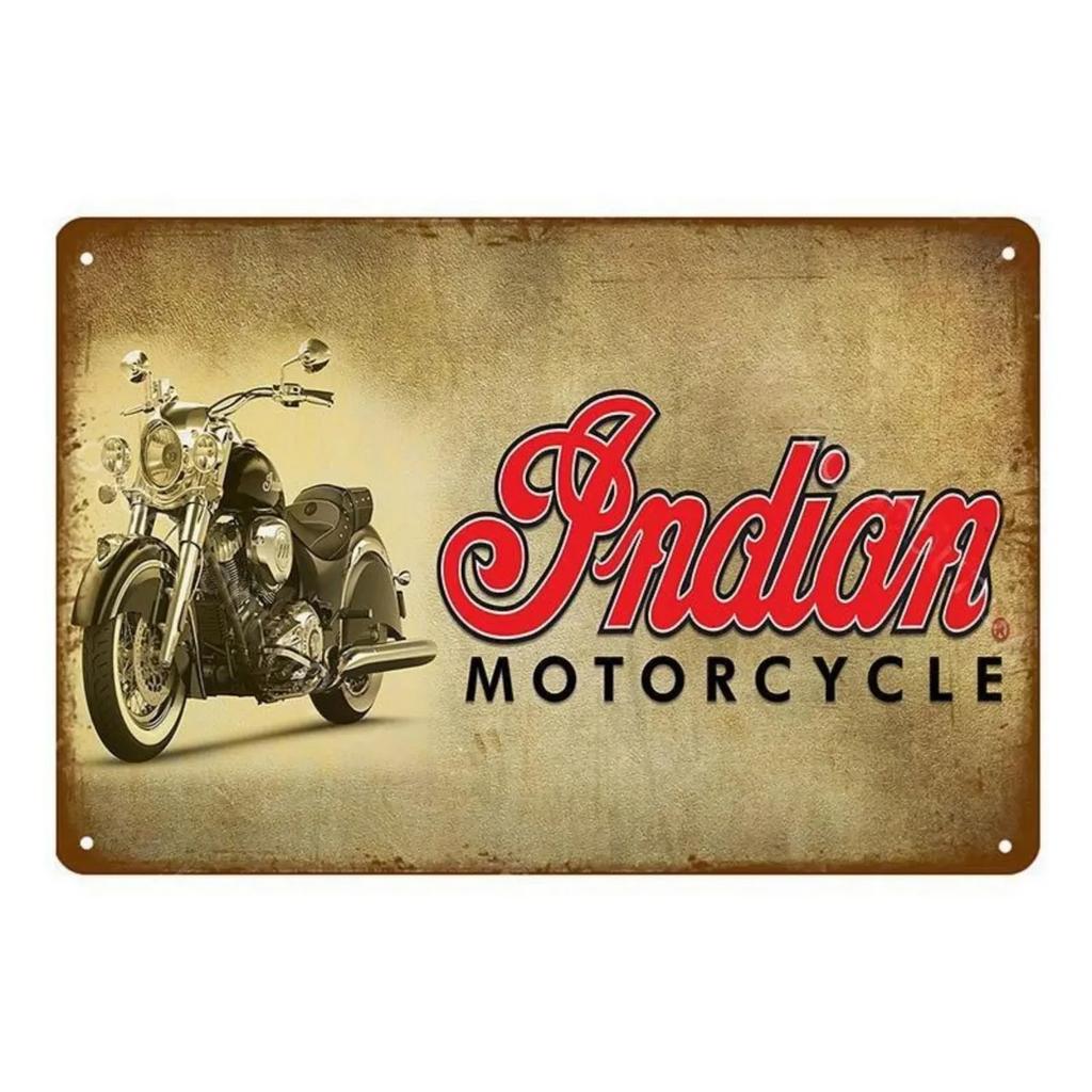 Metal Tin Signs American Motorcycles Wall Decoration Plaque Vintage Poster Iron Painting for Man Cave Home Cafe Garden Club Bar