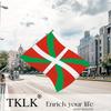 Basque Country Flag | 5x3 Feet (150x90cm) Outdoor Vivid Color Double-Stitched Fabric Flag with 2 Grommets for Easy Hanging, Suitable for Indoor and Ou