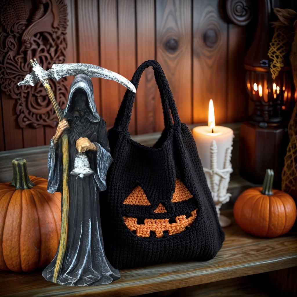 Death God Statue Gothic Decors Resins Craft Indoor and Outdoor Garden Desktop Sculpture Ornament For Halloween Party