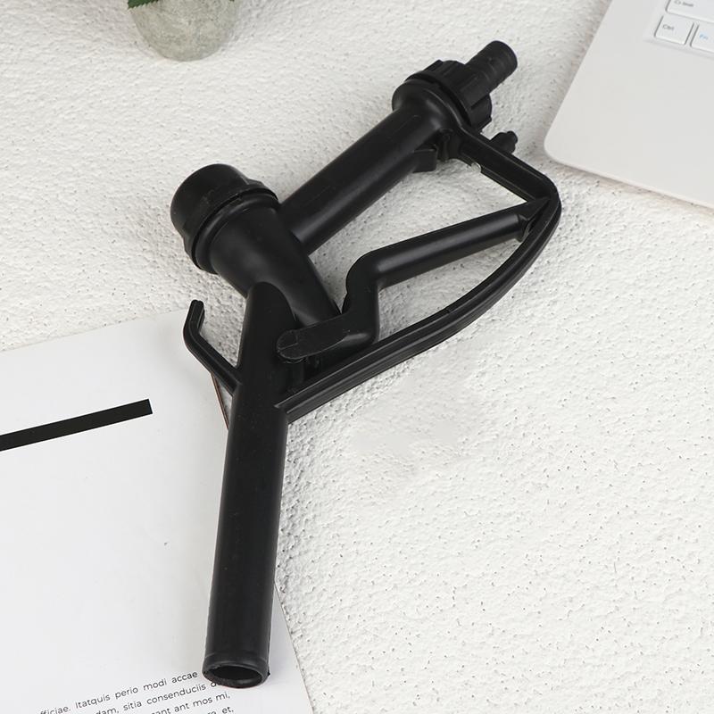 Plastic Manual Heavy Duty Fuel Nozzle With Hook 25Mm / 20Mm Diesel Gasoline Nozzle Max Flow 45L/M Flowmeter Meters