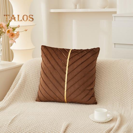 Couch Überwurf Kissenbezug 18x18 Zoll Dekorative Kissenhülle Einfarbiger Kissenbezug mit Verdecktem Reißverschluss für Sofa Bett Wohnzimmer Heimdeko