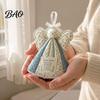 Soft Fabric Christmas Decor Prayer Quilt Angel Ornament, Filled Love Faith Decoration, Decorative for Mantel Handmade Quilted Keepsake Xmas Tree, Door