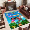 Dora Explorer Personalized Text Floor Rug Office Rug Design for Game Room Decorate room Playrooms Balcony Antislip Carpet Office home decor