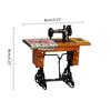 3.15x3.15in Dollhouse Retro Sewing Machine Decoration Toys for 6-8 Year Old Kids Pretend for Play Supplies Worth to Keep