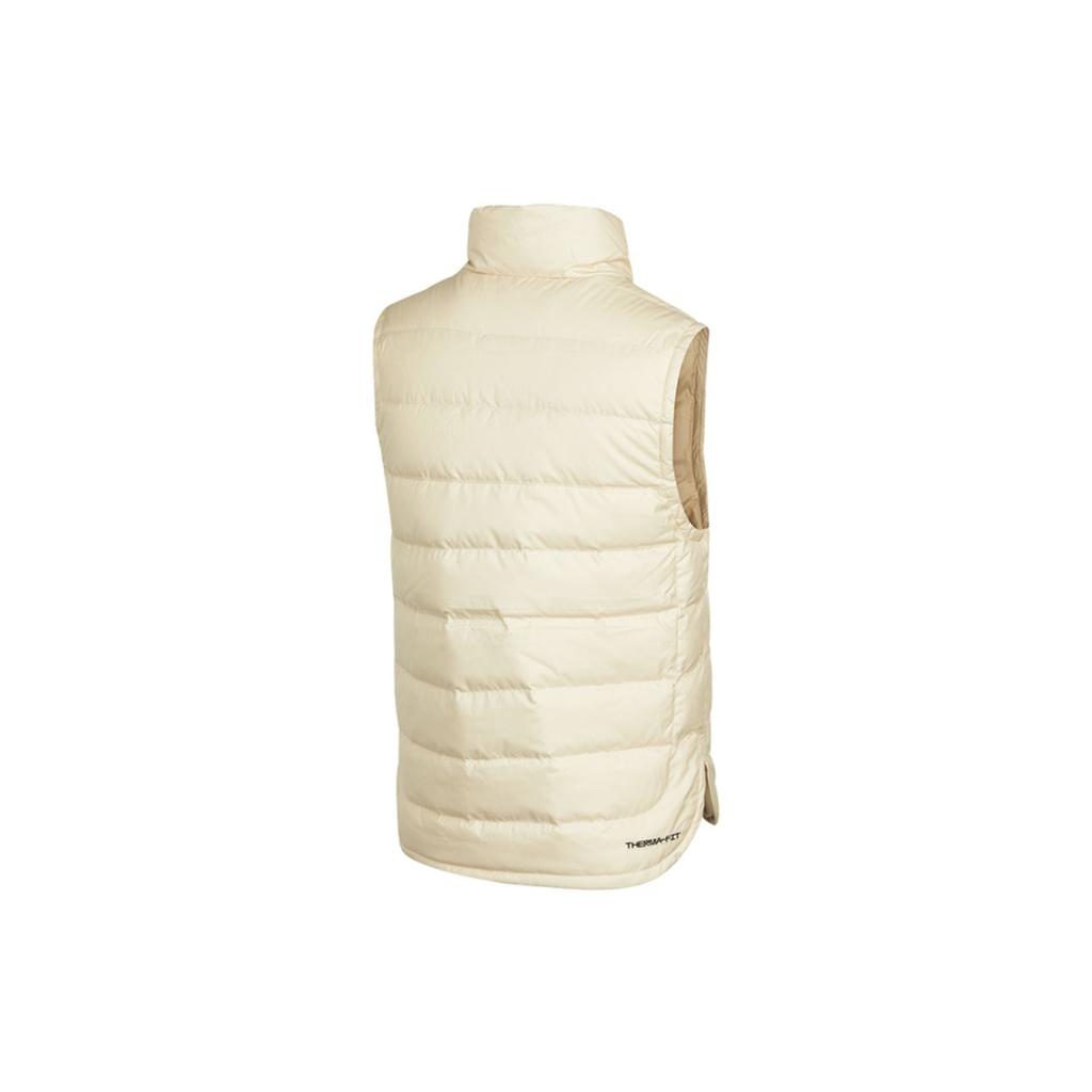Nike Logo Warm Stand Collar Down Vest Women Vests Off-White DH4078-206