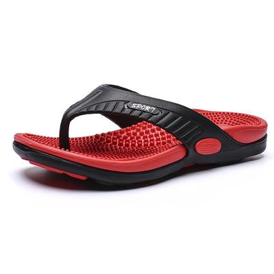 Chinelos masculinos chinelos de massagem sapatos casuais moda verão sandálias de praia respiráveis para homens