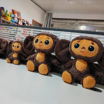 Yeni Rusya Anime Cheburashka Peluş Bebek Büyük Gözler Maymun Doldurulmuş Peluş Oyuncaklar Çocuklar İçin Sevimli Yatıştırıcı Yastık Hediyeler