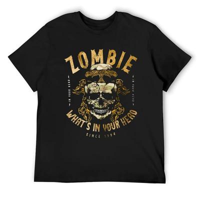 Cranberries Zombie T-Shirt Man T Shirt Funny Costumes Heavyweights Street Wear Men T Shirt