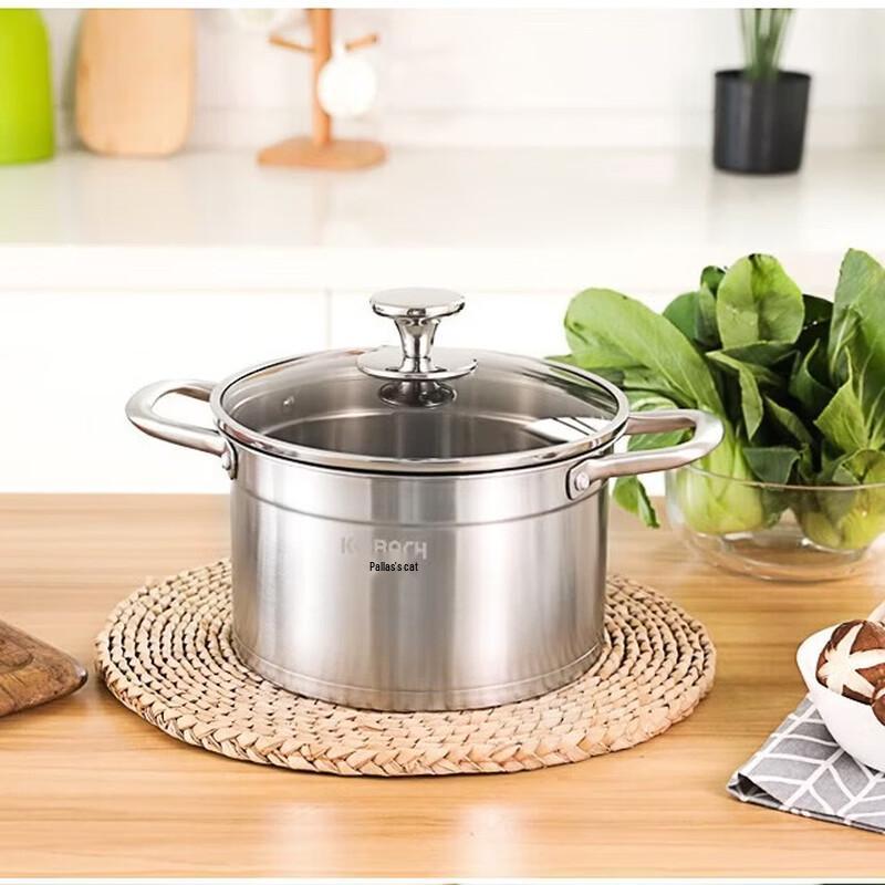 KOBACH 22cm 304 Stainless Steel Stockpot