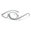 Magnifying Rotating Makeup Reading Glasses Women Flip Down Lenses Cosmetic Eyeglasses Folding Eye Make Up Eyewear