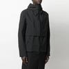 Y-3 FW21 Solid Color Zip-Up Hooded Jacket Men Jackets Black GV6094