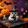 Halloween Window Display Items Resin Ornament Ghost Owl Pumpkin Shape Figurine 3D Festival Party Supplies Holiday Decoration for Indoor And Outdoor