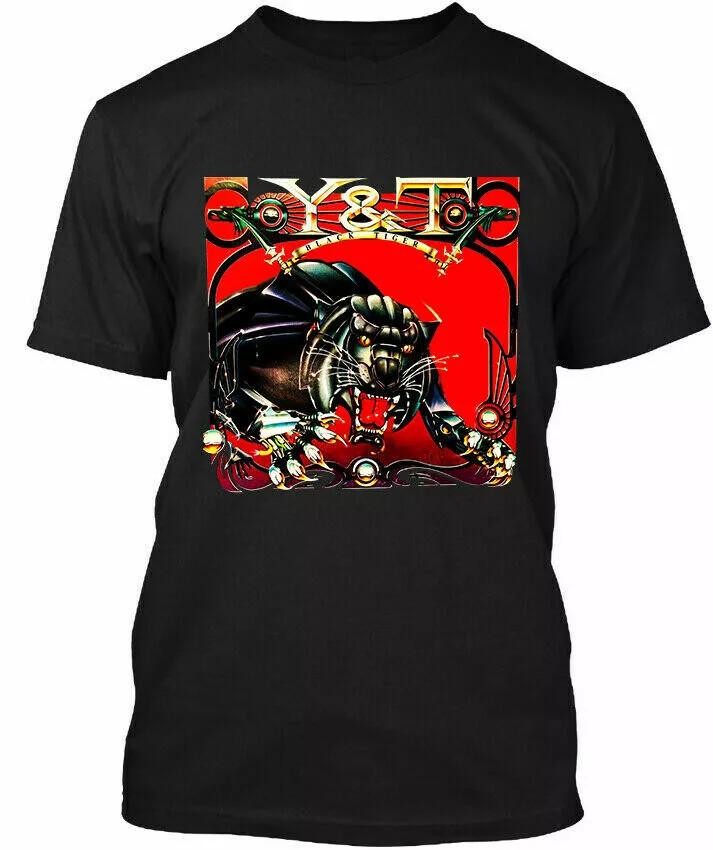 Tiger American Y&T Band Tee Shirt Classic Black Unisex S-2345XL Unisex T-Shirt XXL
