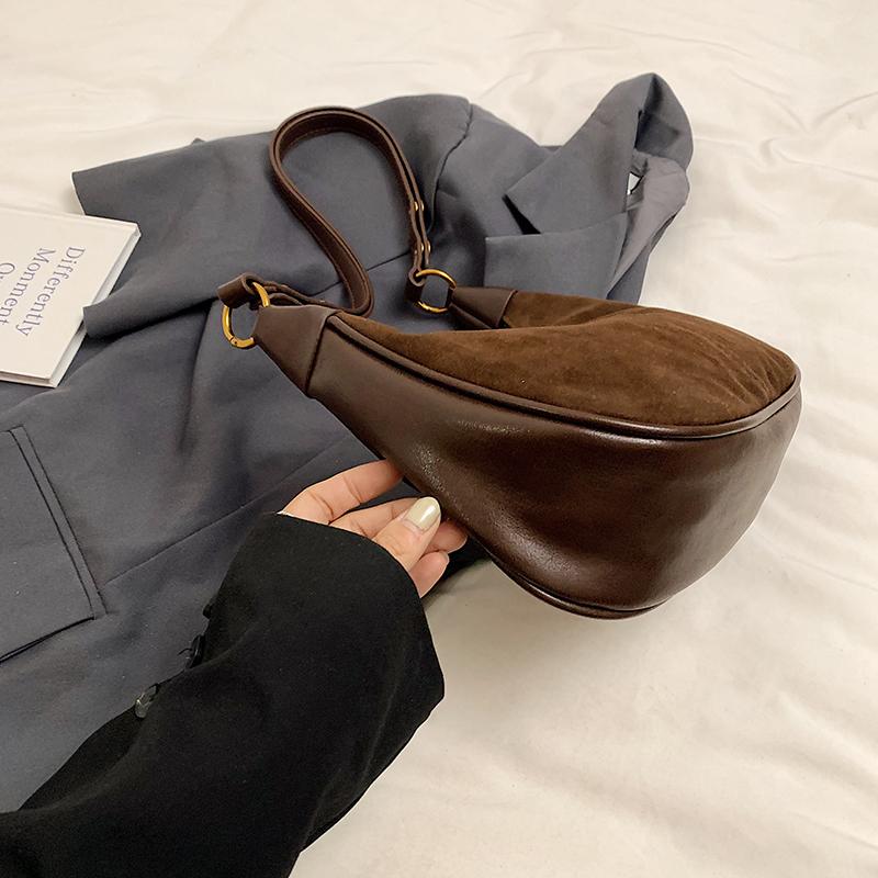 Small PU Leather Underarm Bags Lady Shoulder Bag for Women  Winter New Trend Crossbody Bag Y2K Handbags AVE