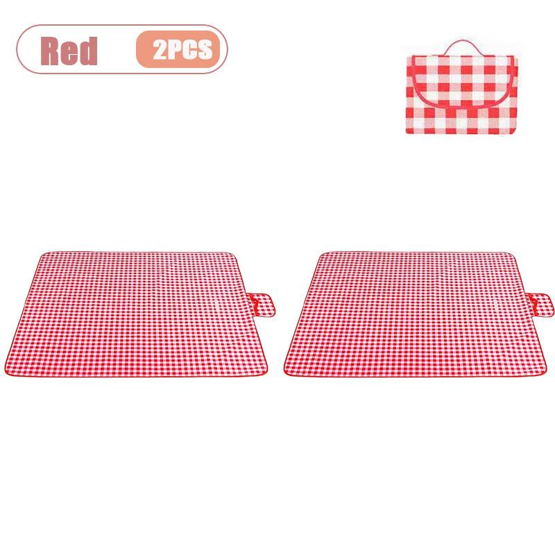1-4PCS Foldable Portable Camping Mat Picnic Blanket Outdoor Travel Ground Pad for Beach Hiking Waterproof Lightweight Gift