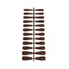 24Pcs/Sheet False Nails Full-cover Removable Colored Stylish Nail Art Artificial Tips for Professional