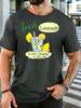 Fresh Lemonade Drink Unisexs Front Print T Shirt Summer Fruit Beverage Cartoon Graphic Tee Casual Short Sleeve Top Juice Lover Gift