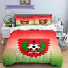 Guinea Bissau Pattern Bedding Set Quilt Cover Pillowcase Home Decor Gift (1 * duvet cover + 2 * pillowcase, without core)