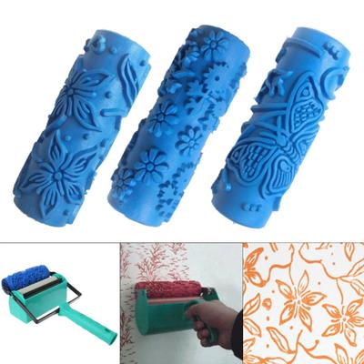 Váleček s hliněnou texturou Odolná konstrukce Kompaktní Přenosný Snadno použitelný Ručně vyráběný Nástroj pro válečkování na malování dlaždic
