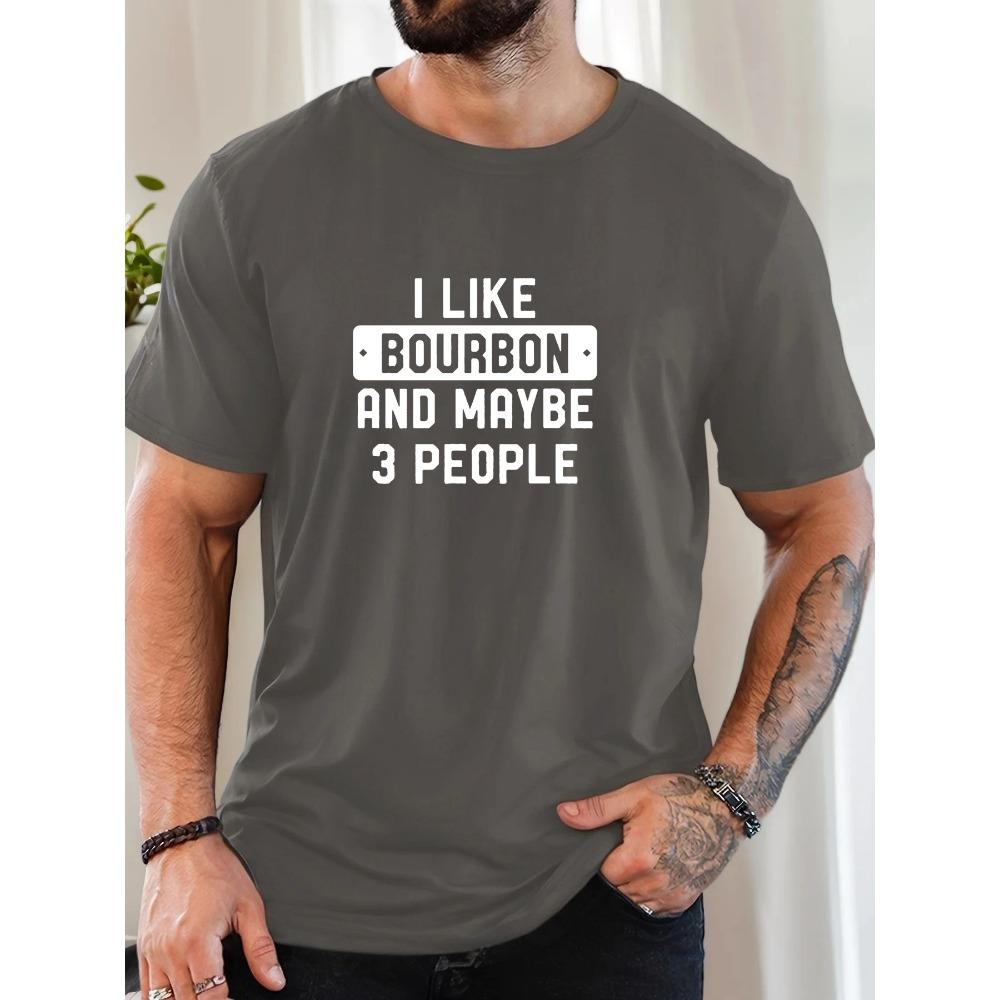 Men's T-Shirt 100% Cotton Summer Casual Soft Creative Letter Print Round Neck Breathable Short Sleeve T-Shirts 2025 New Tees