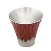 Osaka Tinware (Suzuki) Tin Tumbler, Mount Fuji (Medium), Vermilion, Gift Wrapping Available