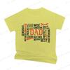 Dad The Man The Myth Daddy The Legend Tshirts Mens Summer Casual Short Sleeved Tees Tops Fathers Day Tshirt Funny Dad Shirt