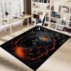 1pc Halloween Spooky Carpet Anti Slip Polyester Floor Mat for office.Bedroom
