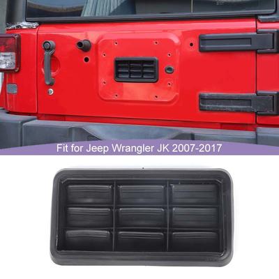 Naklejki Dekoracyjne Pokrywy Kratki Wentylacyjnej Klapy Bagażnika ABS Dla Jeep Wrangler JK 2007-2017 Akcesoria Wnętrza