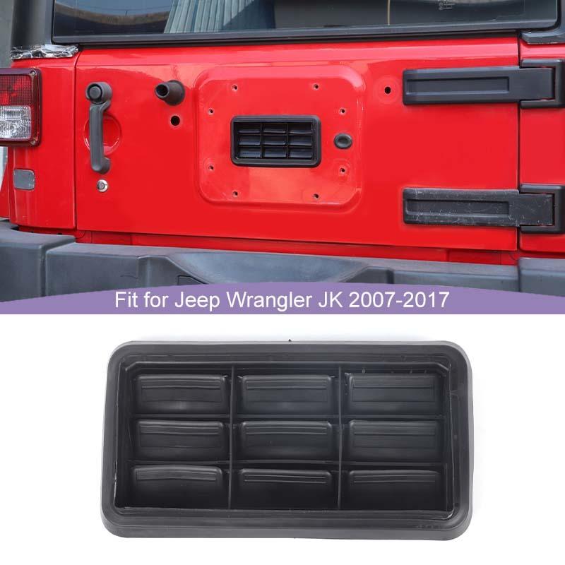ABS Tailgate Vent Grille Decoration Cover Stickers For Jeep Wrangler JK 2007-2017 Interior Accessories