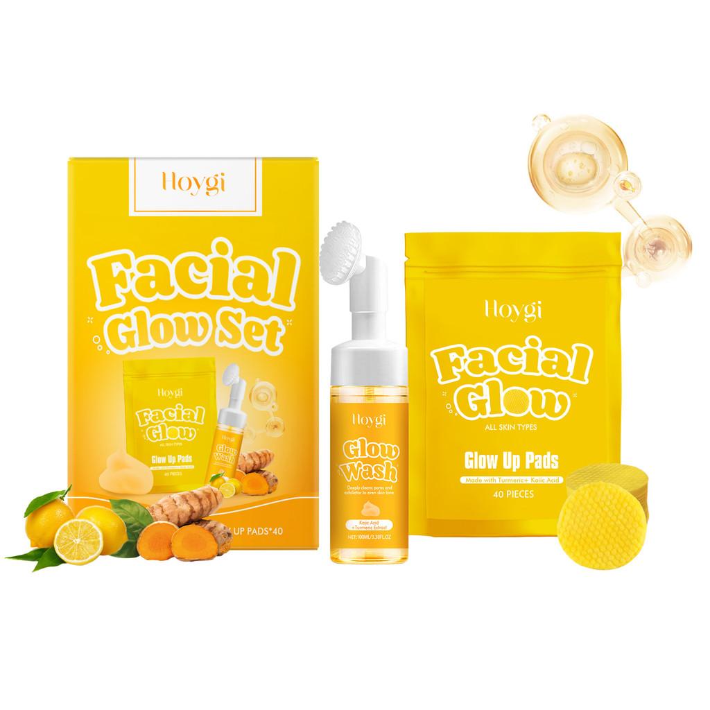 

Hoygi Turmeric Infused Facial Cleanser Set For Improved Skin Texture And Hydration