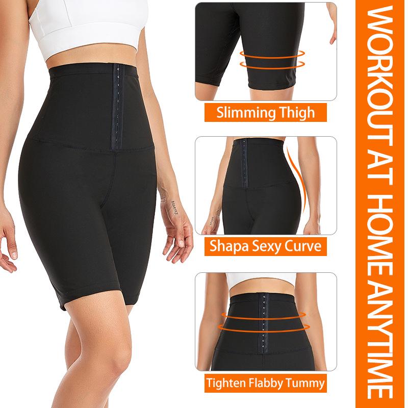 Women's High-Waisted Shaping Leggings - Sweat-Inducing, Hip-Lifting, Tummy-Control Yoga Pants
