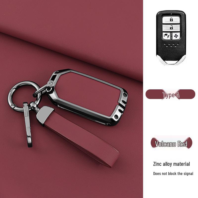 Stylish Metal Car Key Case for XRV, Fit, Vezel, URV, Fengfan, Xiangyu - Personalized Luxury Remote Shell Cover