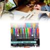 Watercolor Color 48 Chalk Marker Set Student Doodle Coloring Bullet Gift Pen