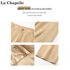 La Chapelle Women's High-Waisted Relaxed Fit Cargo Trousers