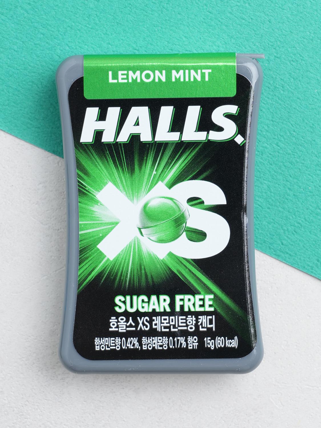 Конфеты Halls XS со вкусом лимона и мяты 15 г 1ea