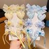 Children's Bow Hair Clip Set - Colorful Heart Hairpins for Girls