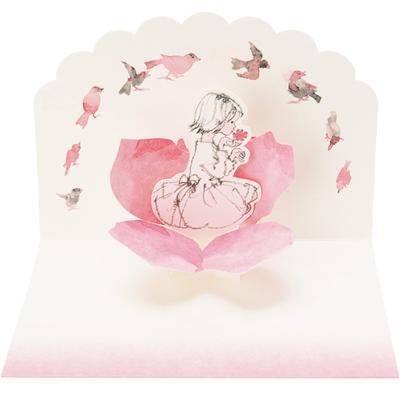 Sanrio Message Card Chihiro Iwasaki Multipurpose Card Around Flowers Greeting Card Можна відправити за кордон SANRIO 831948 MU122-2