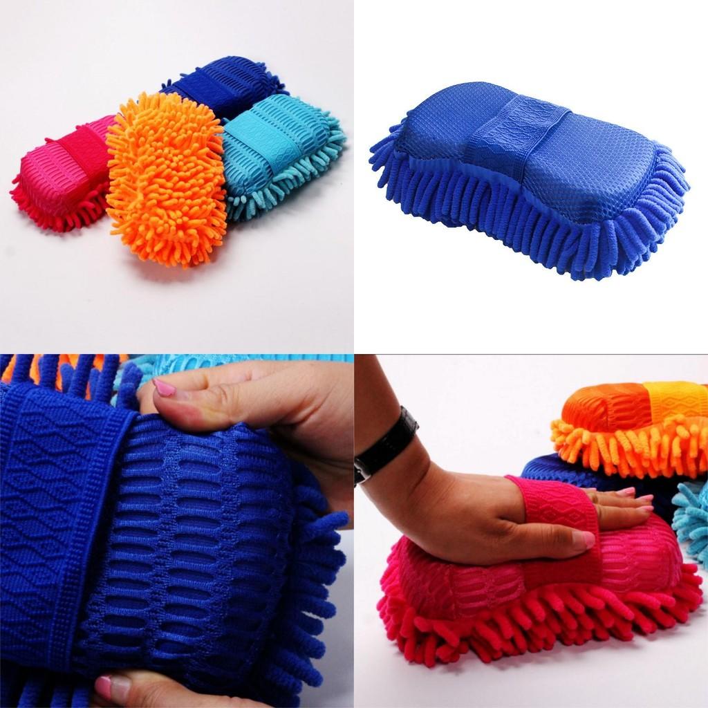 Premium Ultraweicher Mikrofaser Chenille Autowaschschwamm für mühelose Reinigung und Wachsen