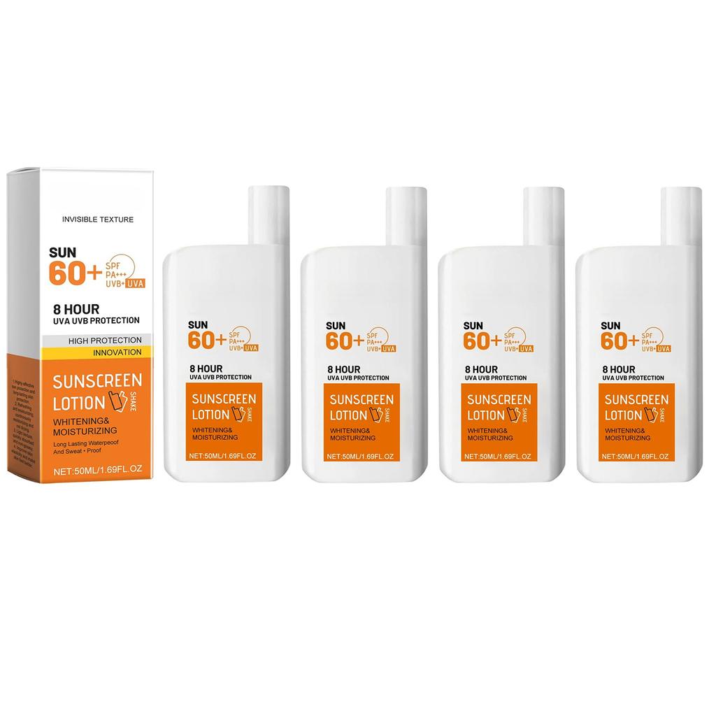 Crema Solar Protectora Spf 60+ Protección UV de Larga Duración Bloqueador Solar Facial Loción Aislante Refrescante Hidratante Productos para el Cuidado de la Piel