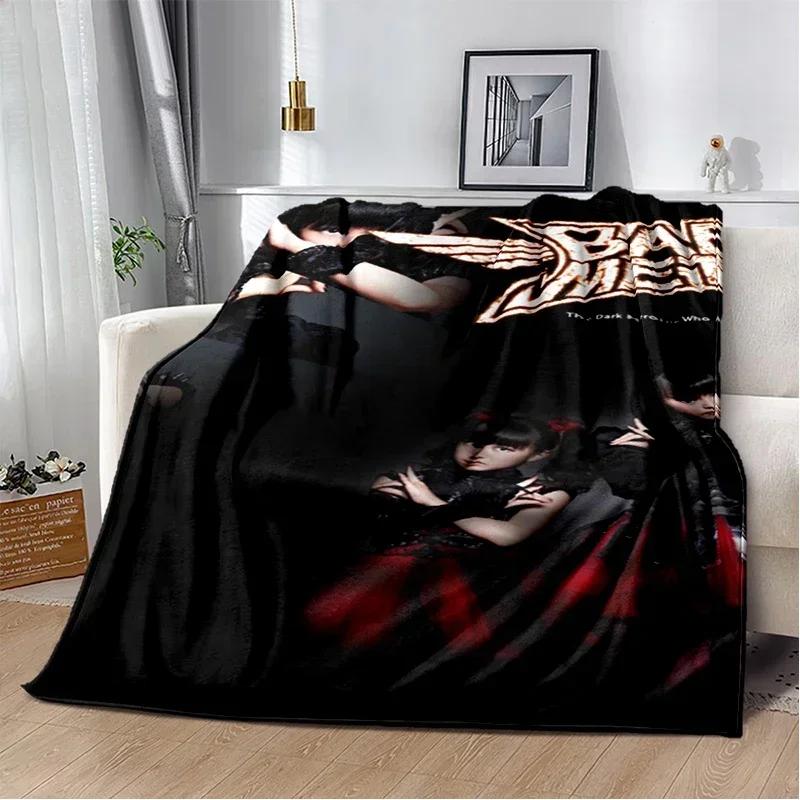 Babymetal combination warm printed blanket, office lounge sofa blanket, flannel household blanket multifunctional blanket