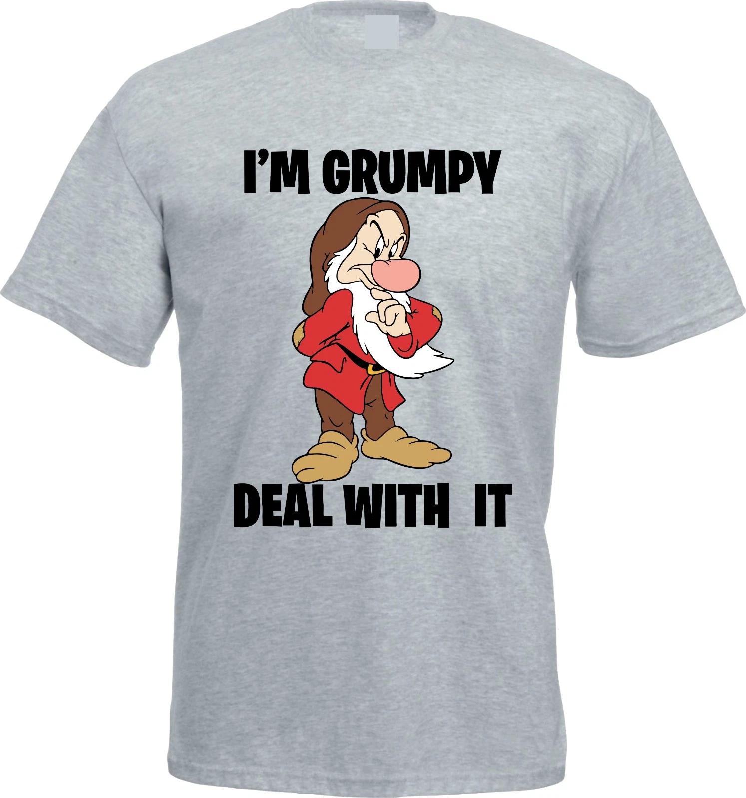 Grumpy tshirt Funny Tshirt Meme T Shirt Dwarft t shirt Cartoon tee gift top 1 L