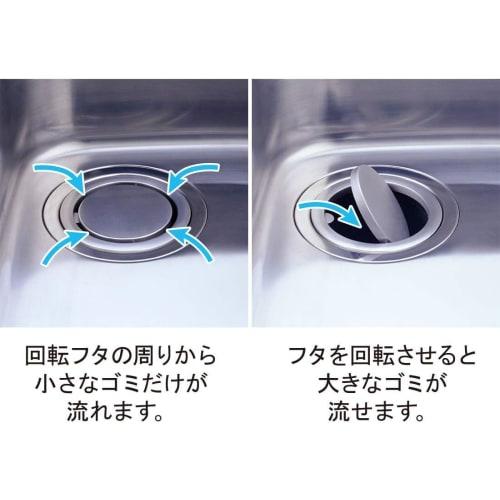 Drain Cover, Rotating Drain Plate for Sinks, for 14.5cm Diameter, 14.3cm Diameter X 1.7cm Height, Stainless Steel