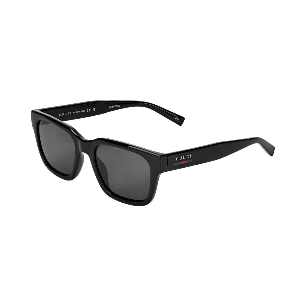 Gucci Printed Acetate Rectangular Sunglasses Men Sunglasses Black GG1857S001